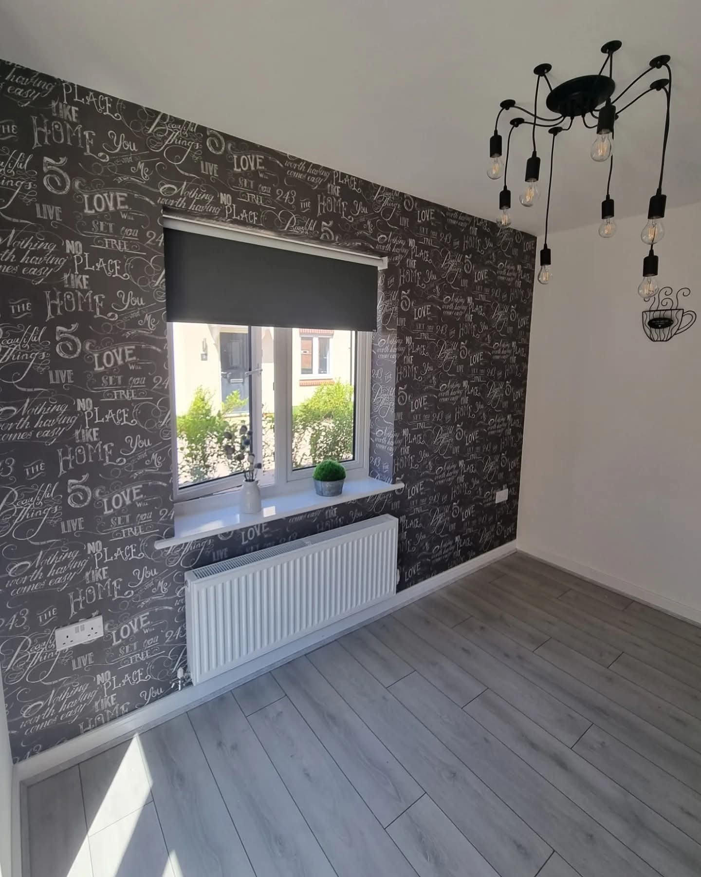 Wallpapering in hyde