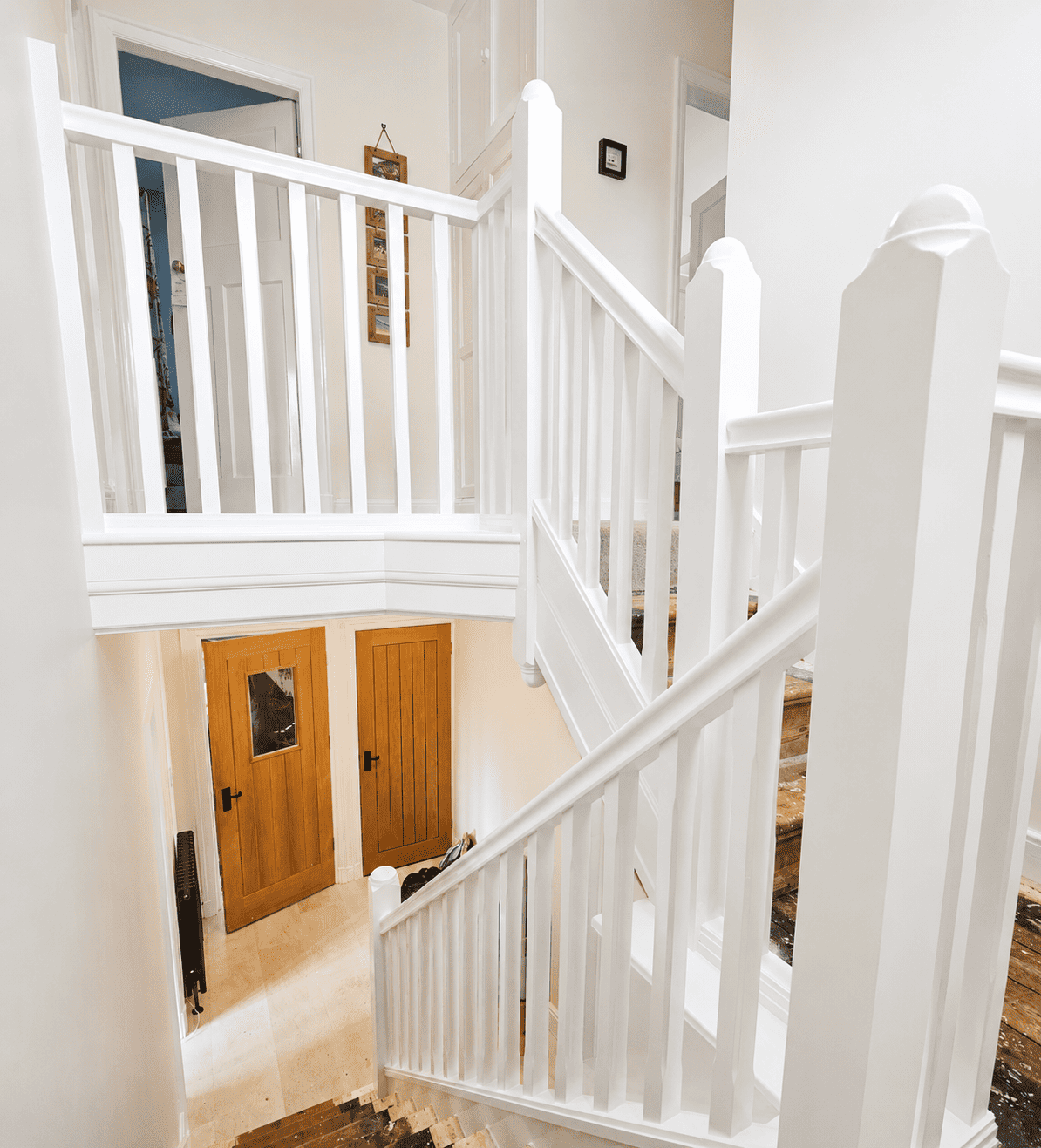 Interior painting and decorating in Tameside staircase